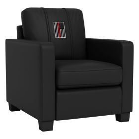 Dyno Stationary Club Chair with Red Line Flag Vertical Logo Panel