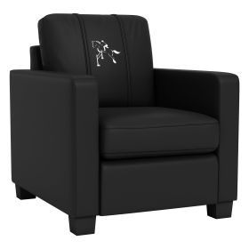 Dyno Stationary Club Chair with Equestrian Logo Panel